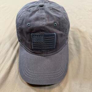 Academy Sports + Outdoors Washed Cotton American Flag Strapback Hat